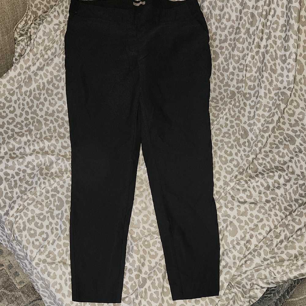 Maurices Pull On Jeggings Black Size 16 With Front Pockets